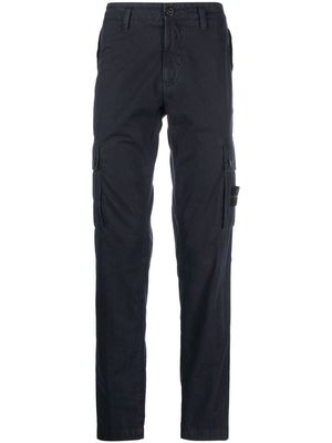 Stone Island side cargo-pocket detail trousers - Blue