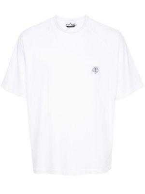Stone Island signature Compass cotton T-shirt - White