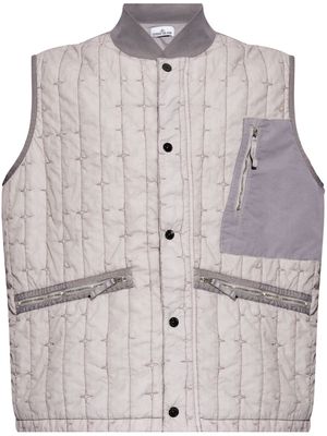 Stone Island Stella quilted gilet - Grey