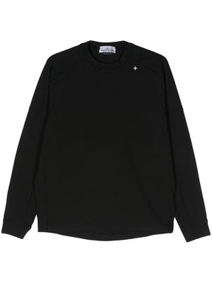 Stone Island Stellina cotton-blend sweatshirt - Black