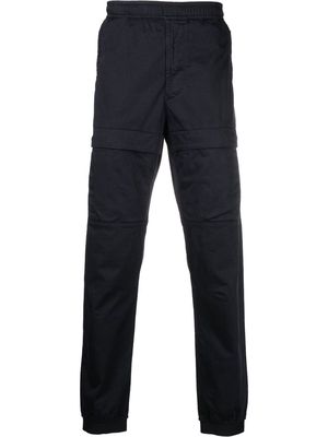 STONE ISLAND straight-leg cotton trousers - Blue