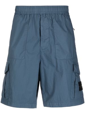 Stone Island stretch-cotton bermuda shorts - Blue