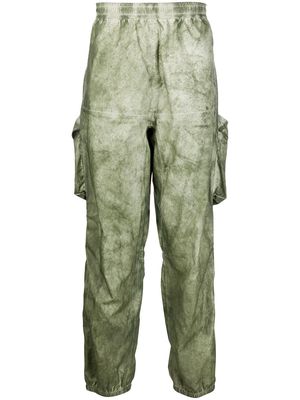 Stone Island tie-dye print trousers - Green