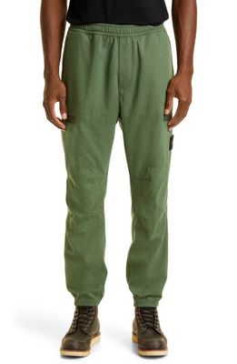 Stone Island Wool Blend Cargo Pants in Olive