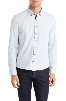 Stone Rose DRY TOUCH Performance Button-Down Shirt in Blue