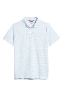 Stone Rose Performance Jersey Polo in White