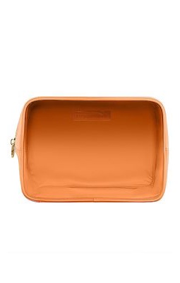 Stoney Clover Lane Clear Front Large Pouch in Peach.