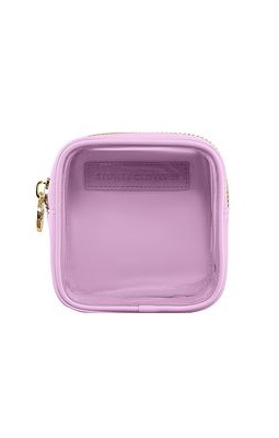 Stoney Clover Lane Clear Front Mini Pouch in Grape.