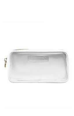 Stoney Clover Lane Clear Front Small Pouch in Blanc.