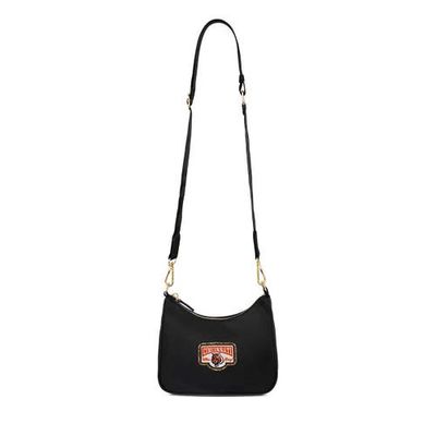 Stoney Clover Lane Stoney Clover Cincinnati Bengals Curved Crossbody Bag in Black