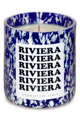 Stories of Italy Macchia su Macchia Riviera Candle in Ivory Blue