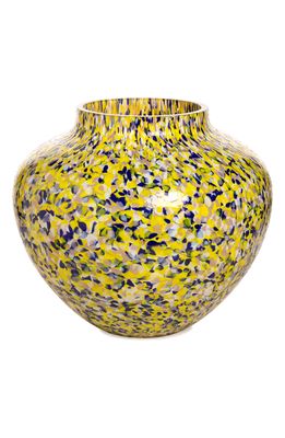 Stories of Italy Macchia su Macchia Vase in Yellow Blue Purple