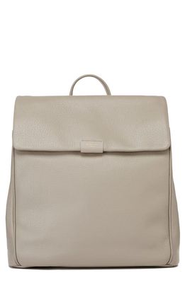 Storksak St. James Convertible Leather Diaper Backpack in Taupe