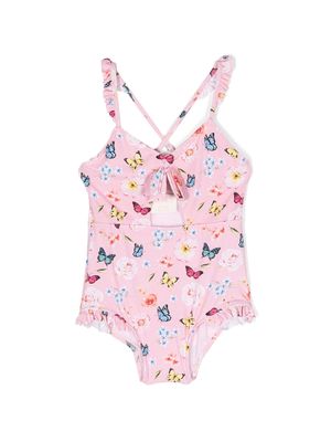 Story Loris butterfly-print swimsuit - Pink