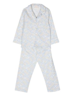 Story Loris long-sleeved pyjama set - Blue