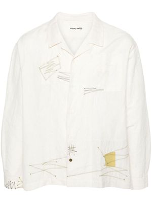 STORY mfg. Greetings embroidered shirts - Neutrals