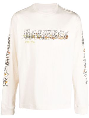STORY mfg. Harvest logo-print sweatshirt - Neutrals