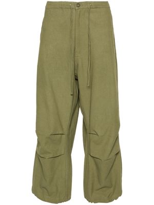 STORY mfg. Paco loose-cut trousers - Green