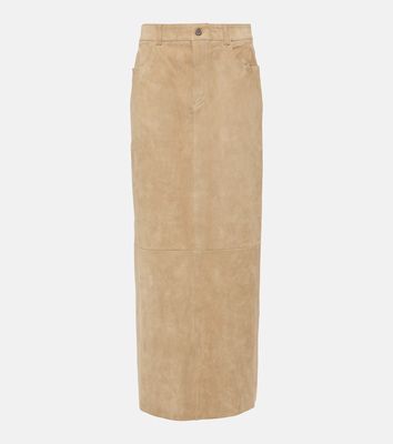 Stouls Beth suede maxi skirt