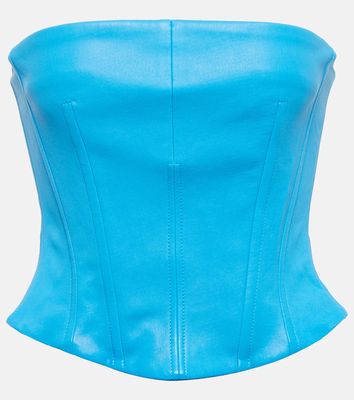 Stouls Leather bustier top