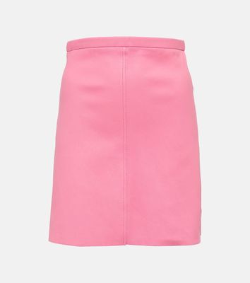 Stouls Lucie leather miniskirt