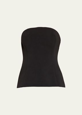 Strapless Back-Zip Top