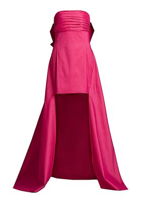 Strapless High-Low Gown