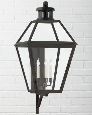 Stratford Large Bracketed Wall Lantern By Chapman & Myers