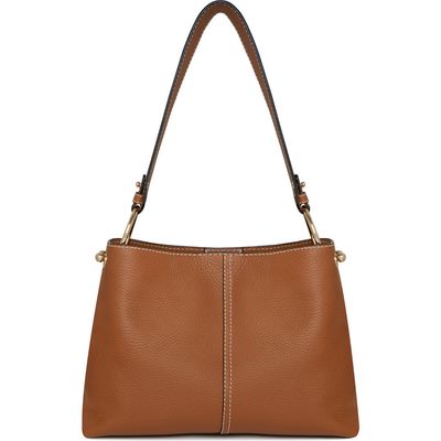 Strathberry Lana Leather Hobo Bag in Tan 