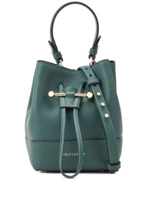 Strathberry Lana Osette leather bucket bag - Green