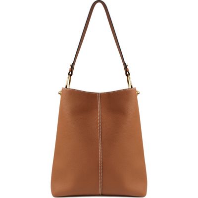 Strathberry Large Lana Leather Hobo Bag in Tan 