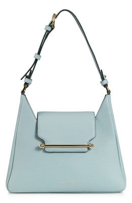 Strathberry Multrees Leather Hobo in Duck Egg Blue