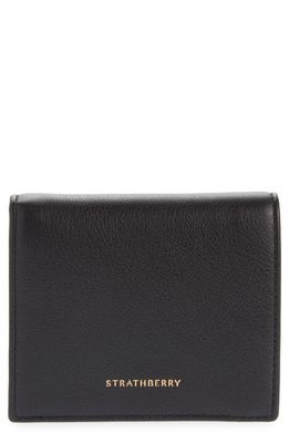 Strathberry Walker Street Leather Wallet in Black