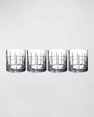 Street Double Old Fashioned Glasses, Set of 4