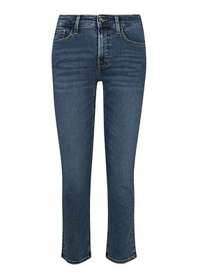 Stretch Straight-Fit Jeans