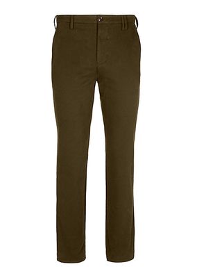 Stretch Straight-Leg Chino Pants