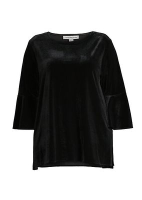 Stretch Velvet Bella Top