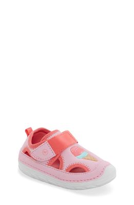 Stride Rite Kids' Splash Sneaker in Pink/Coral