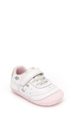 Stride Rite Soft Motion Adalyn Sneaker in White/Silver