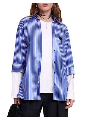 Stripe Cotton T-Shirt Shirt
