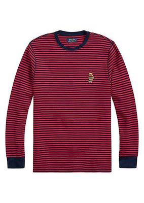 Striped Contrast-Trim Shirt