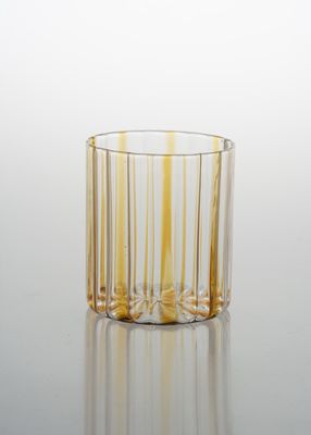 Striped Glass, Amber