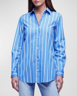 Striped Layla Button-Front Tunic