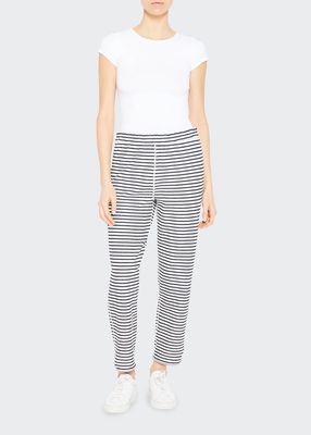 Striped Pull-On Joggers