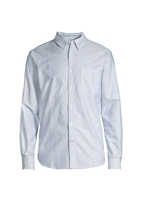 Striped Slim-Fit Oxford Shirt