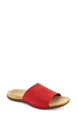 STRIVE Ithaca Slide Sandal in Scarlet