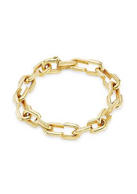 Strong Hearts 18K Yellow Gold Medium Love Link Bracelet
