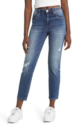 STS Blue Caroline Ripped High Waist Ankle Straight Leg Jeans in Allenwood