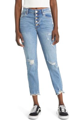 STS Blue Women's Caroline High Waist Distressed Ankle Straight Leg Jeans in Blakeley