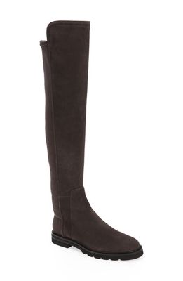 Stuart Weitzman City Stitch Over the Knee Boot in Slate
